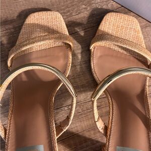 Dolce Vita Tan Woven Wedges